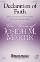 Declaration of Faith SATB choral sheet music cover